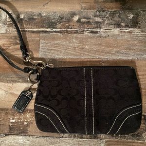Mini Coach wristlet